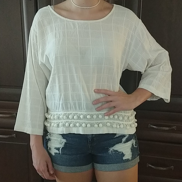 Very J Tops - NWOT Very J, Cotton summer top